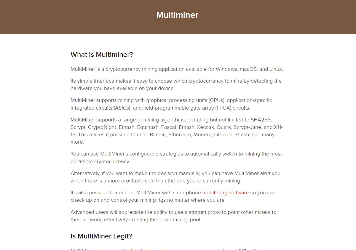 MultiMiner